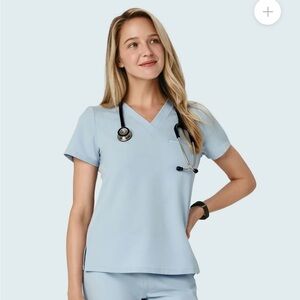 Mandala Scrubs - Powder Blue